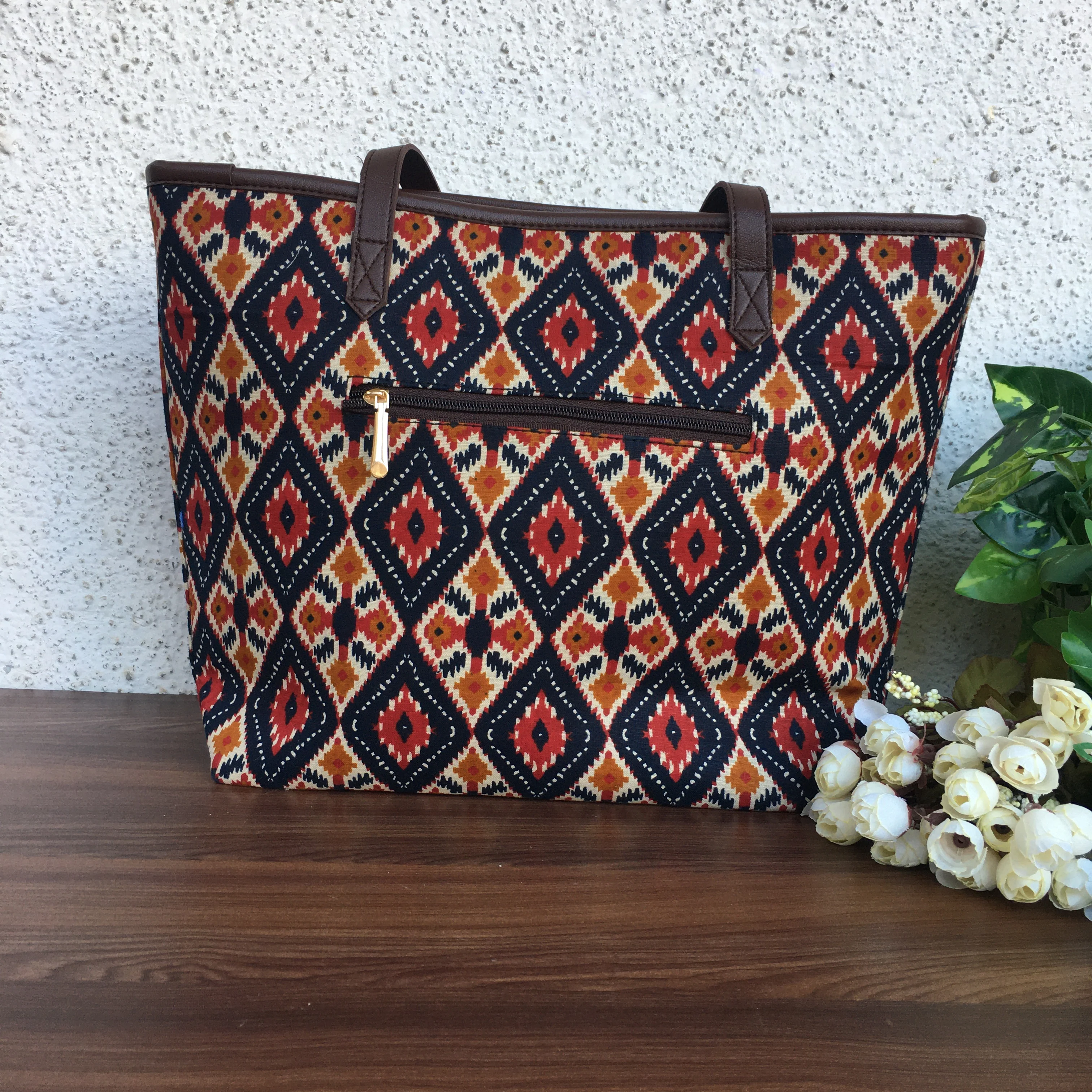 4 tone Blue - Printed Tote Bag - Image 5