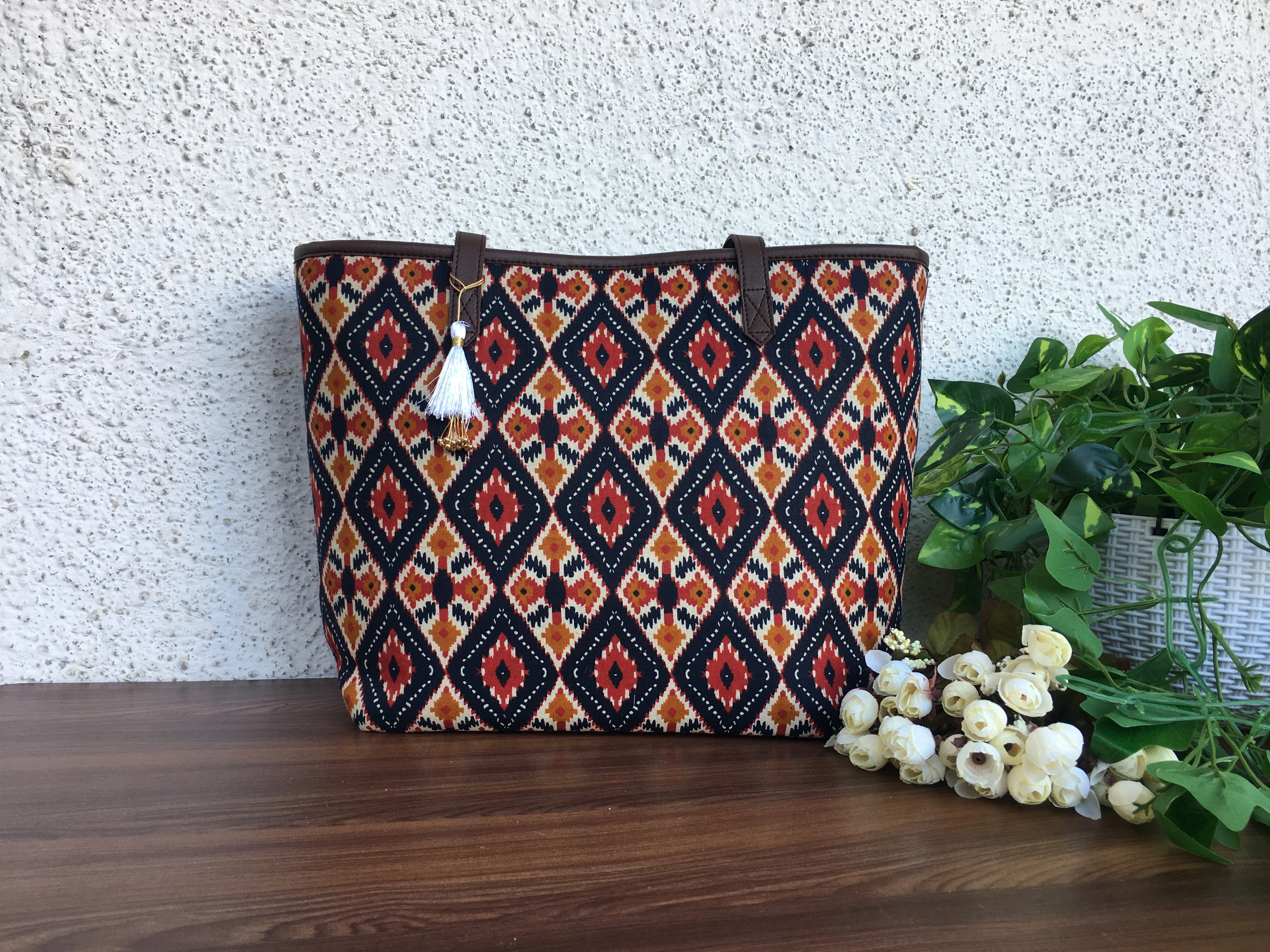 4 tone Blue - Printed Tote Bag - Image 9