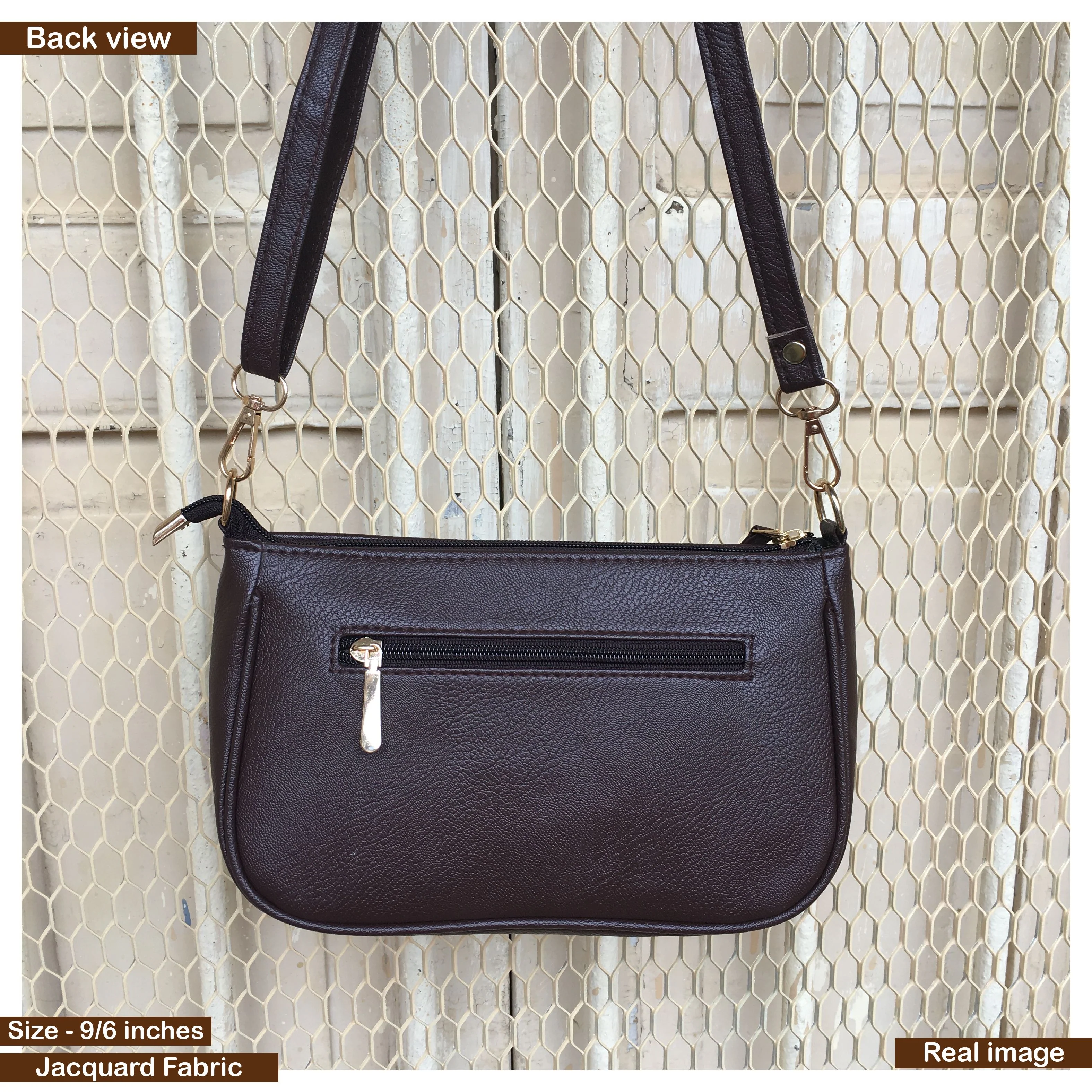 AMARA - Shoulder Bag Cum Sling - Orange Square - Image 5