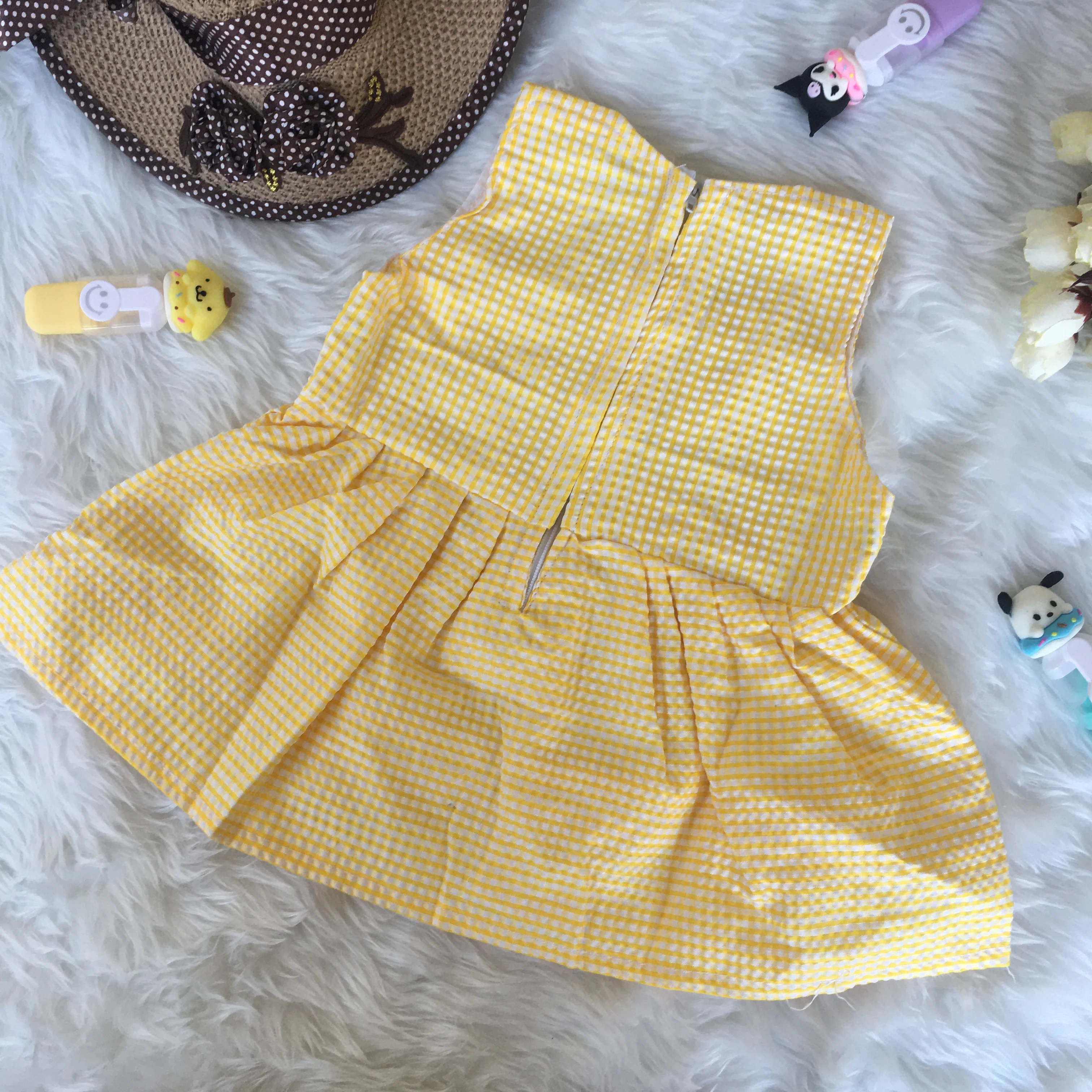 Baby Frock - 1214 - Yellow - Image 3