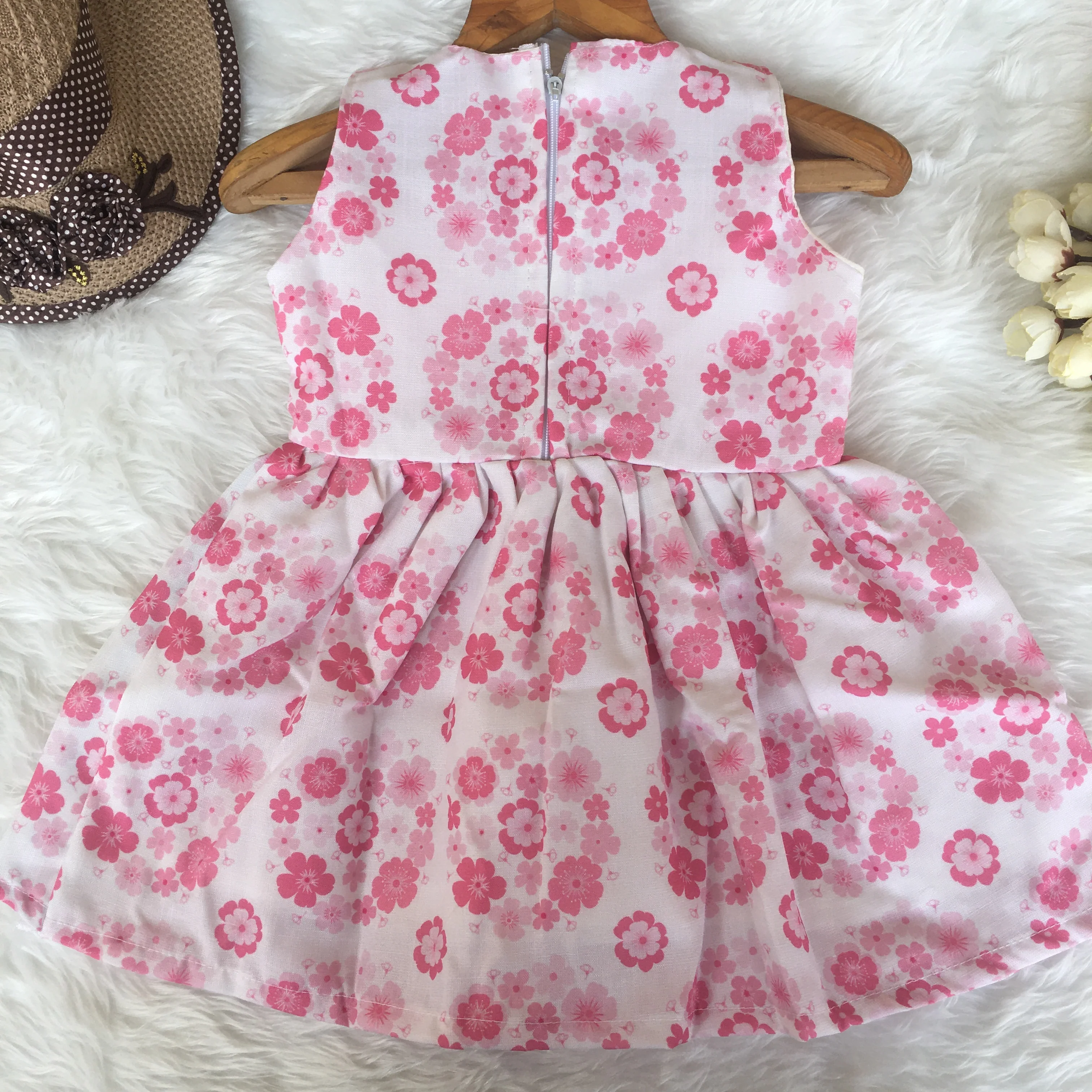 Baby Frock - 1620 - Baby Pink - Image 5
