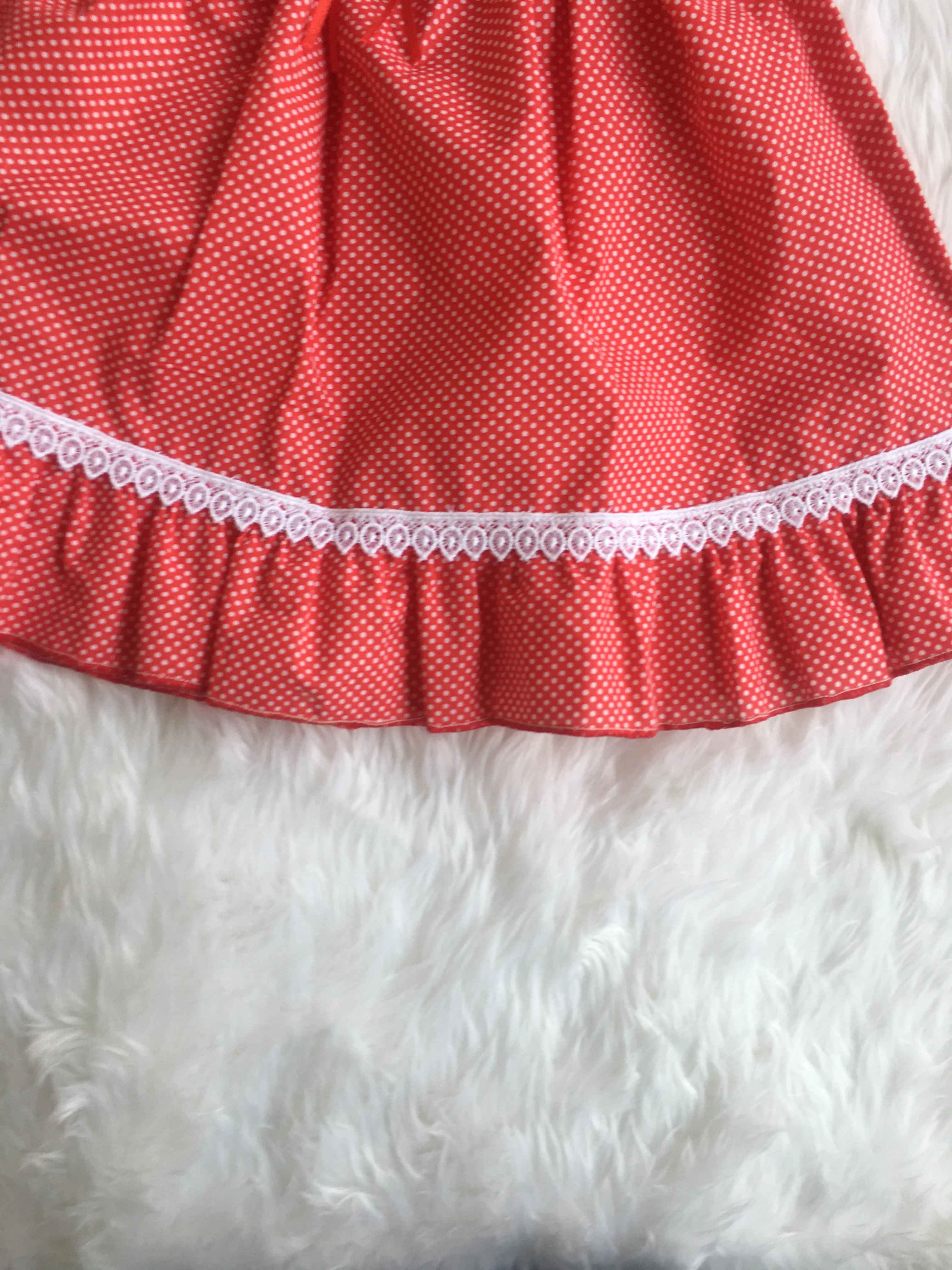 Baby Frock - 4033 - Red - Image 4