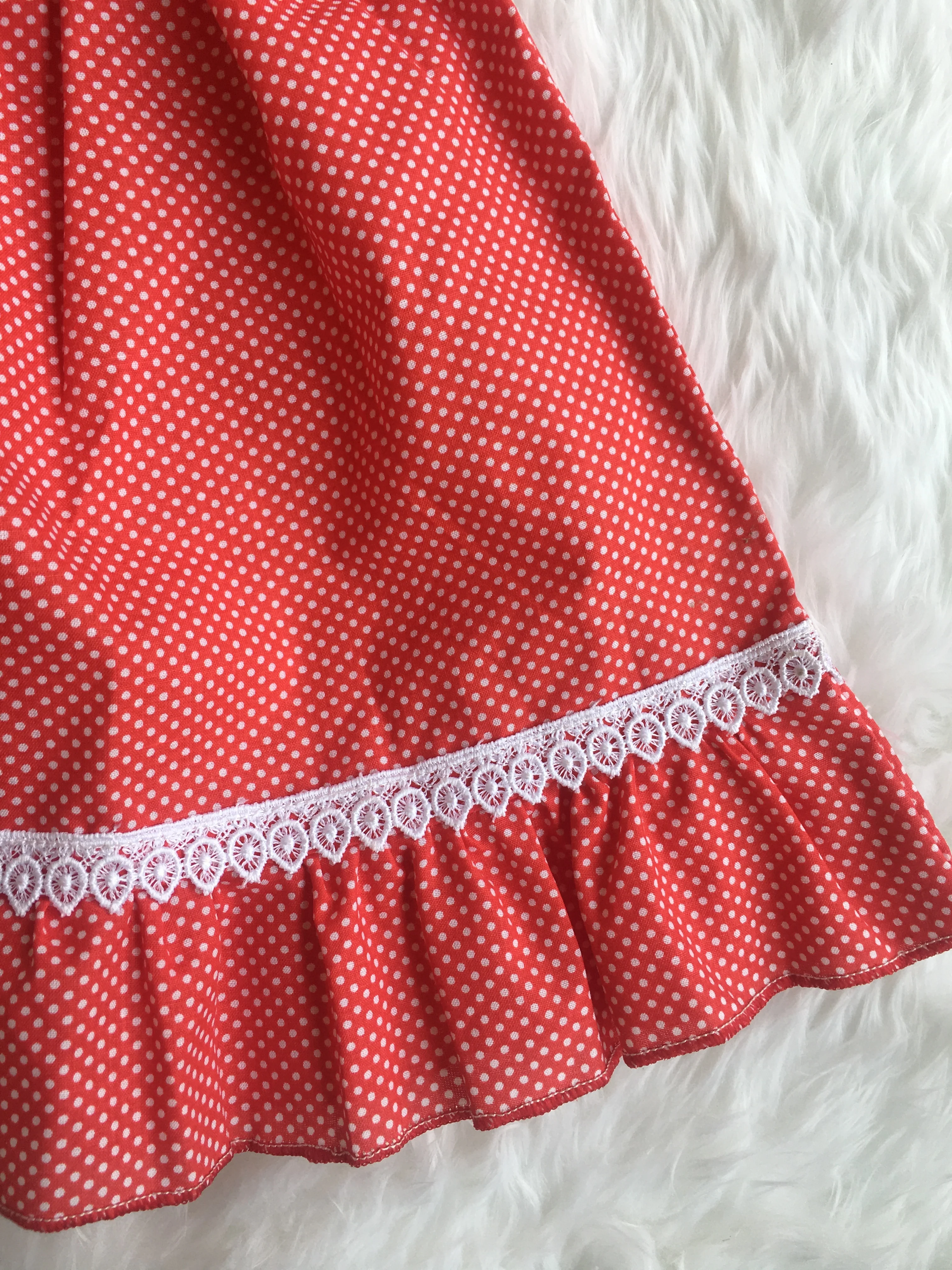 Baby Frock - 4033 - Red - Image 5