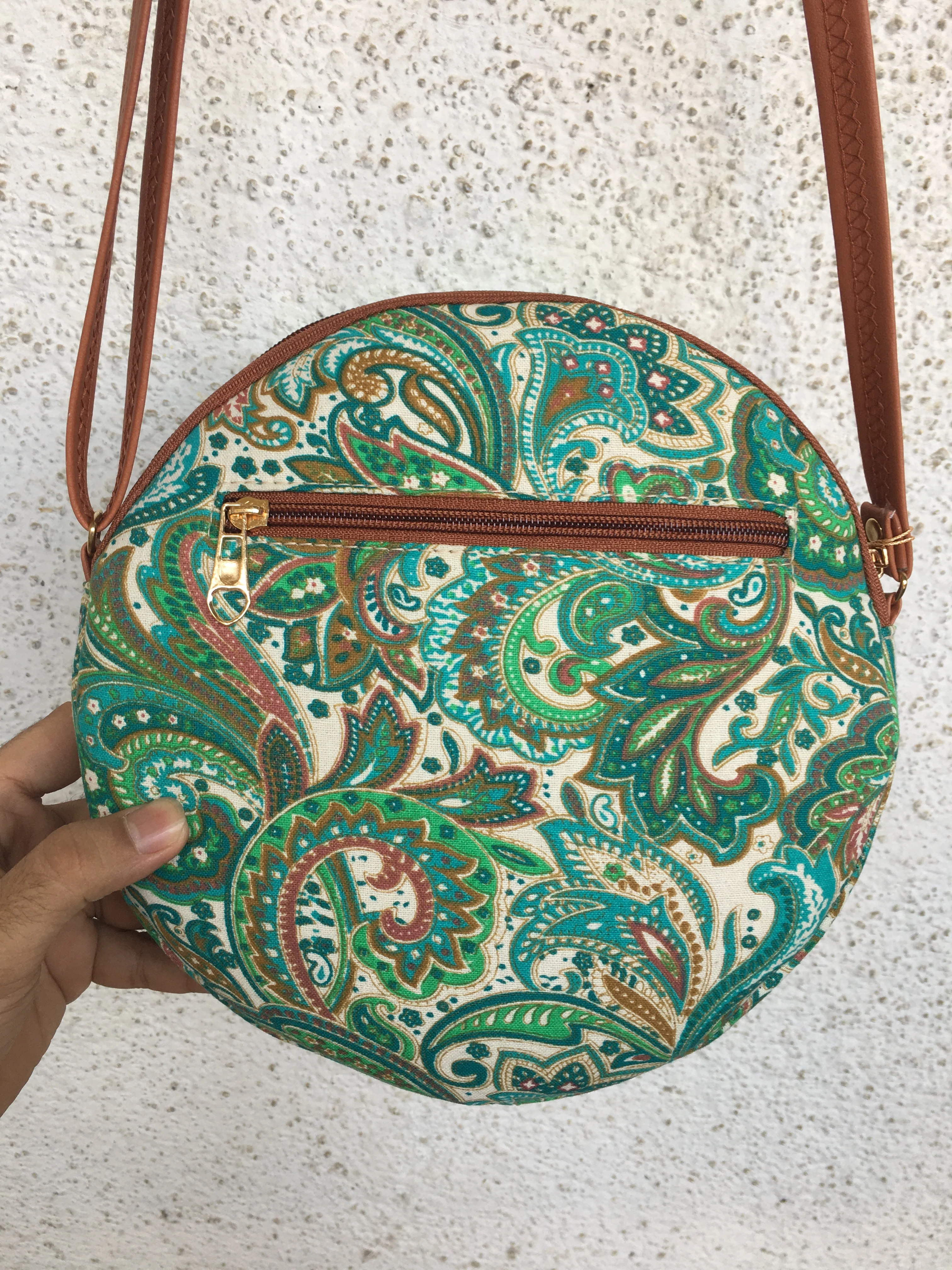 Keri Sea Green - Cute Round Sling bag - Image 4
