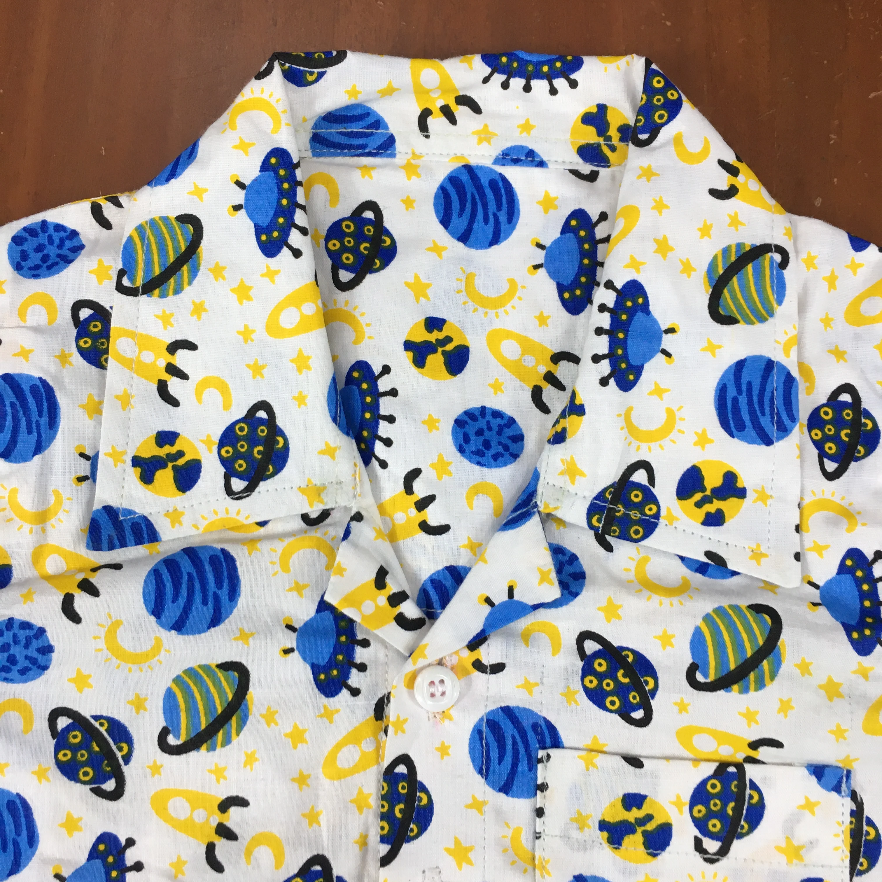 Kids Shirt & Short set - Blue Planet - Image 7