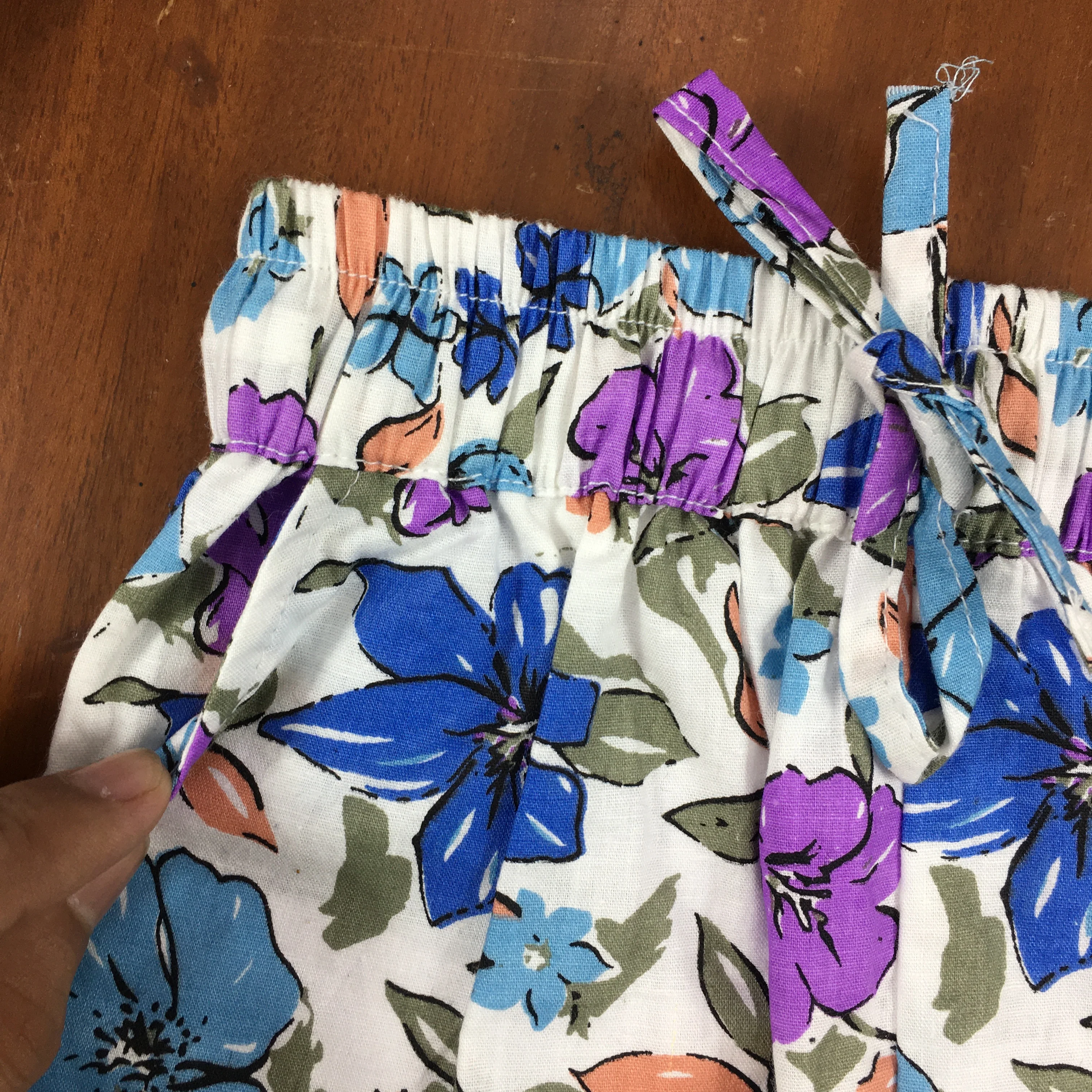 Kids Shirt & Short set - Magic Flower - Blue - Image 10