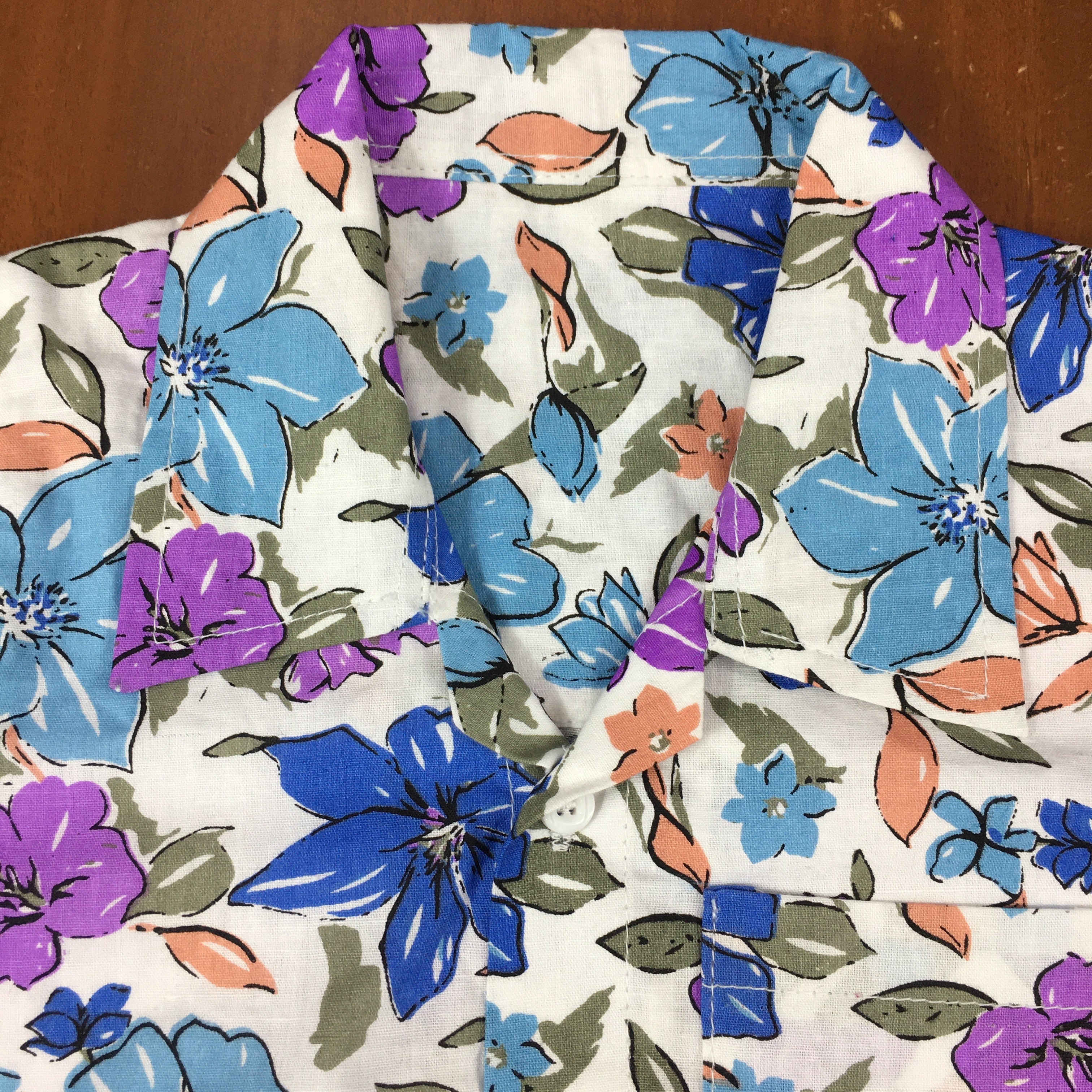 Kids Shirt & Short set - Magic Flower - Blue - Image 6