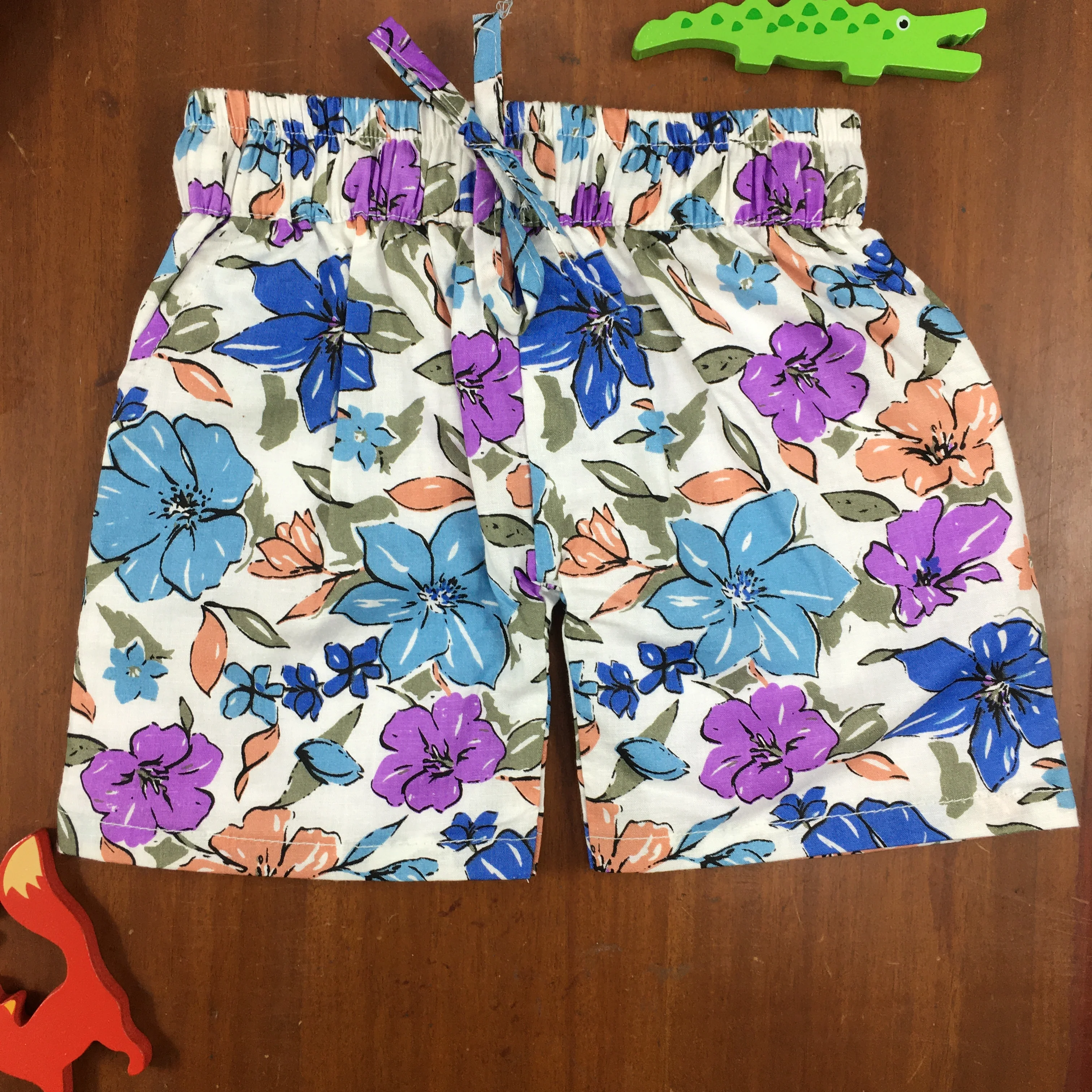 Kids Shirt & Short set - Magic Flower - Blue - Image 8