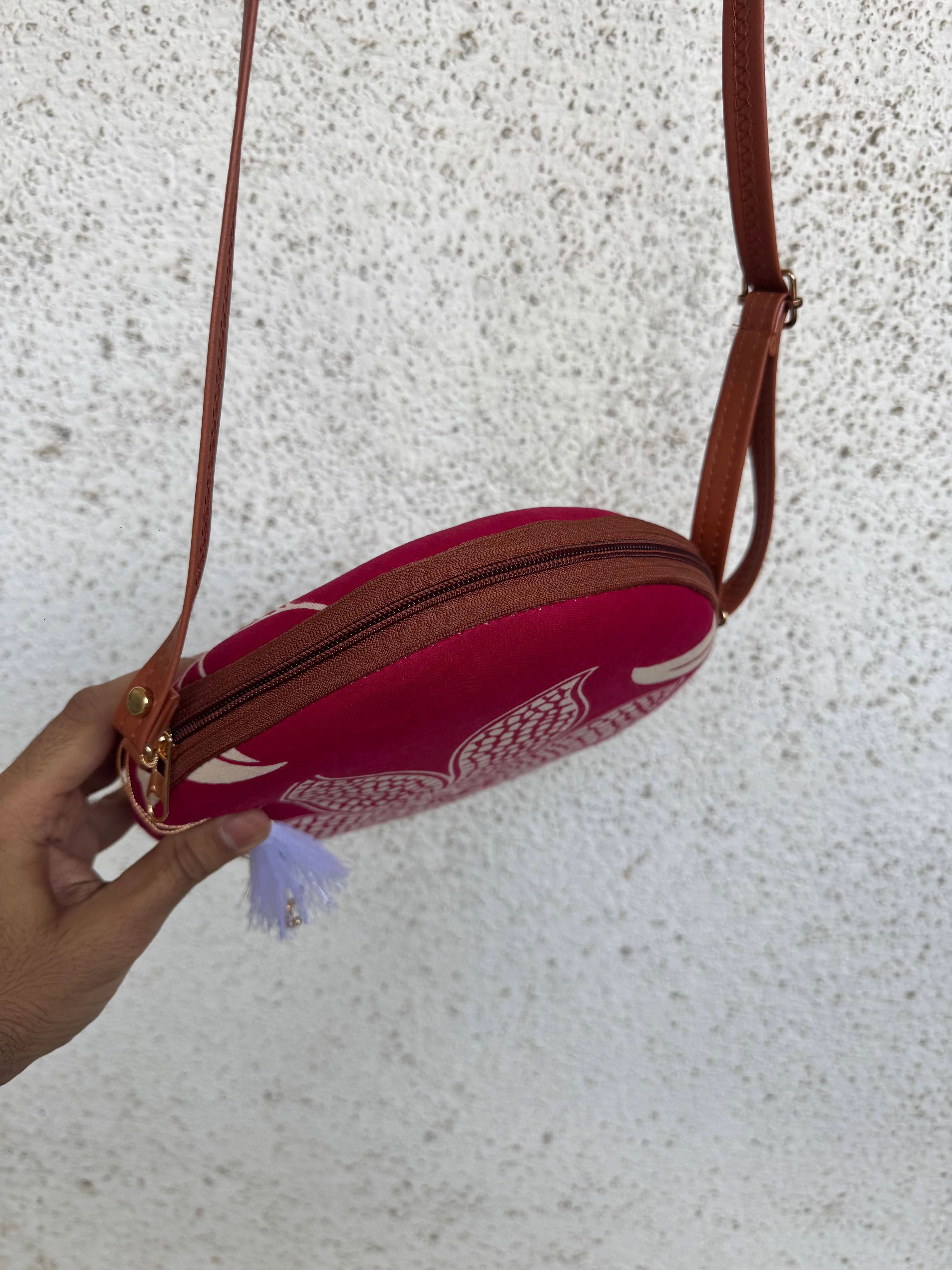Lily Pink - Cute Round Sling bag - Image 5