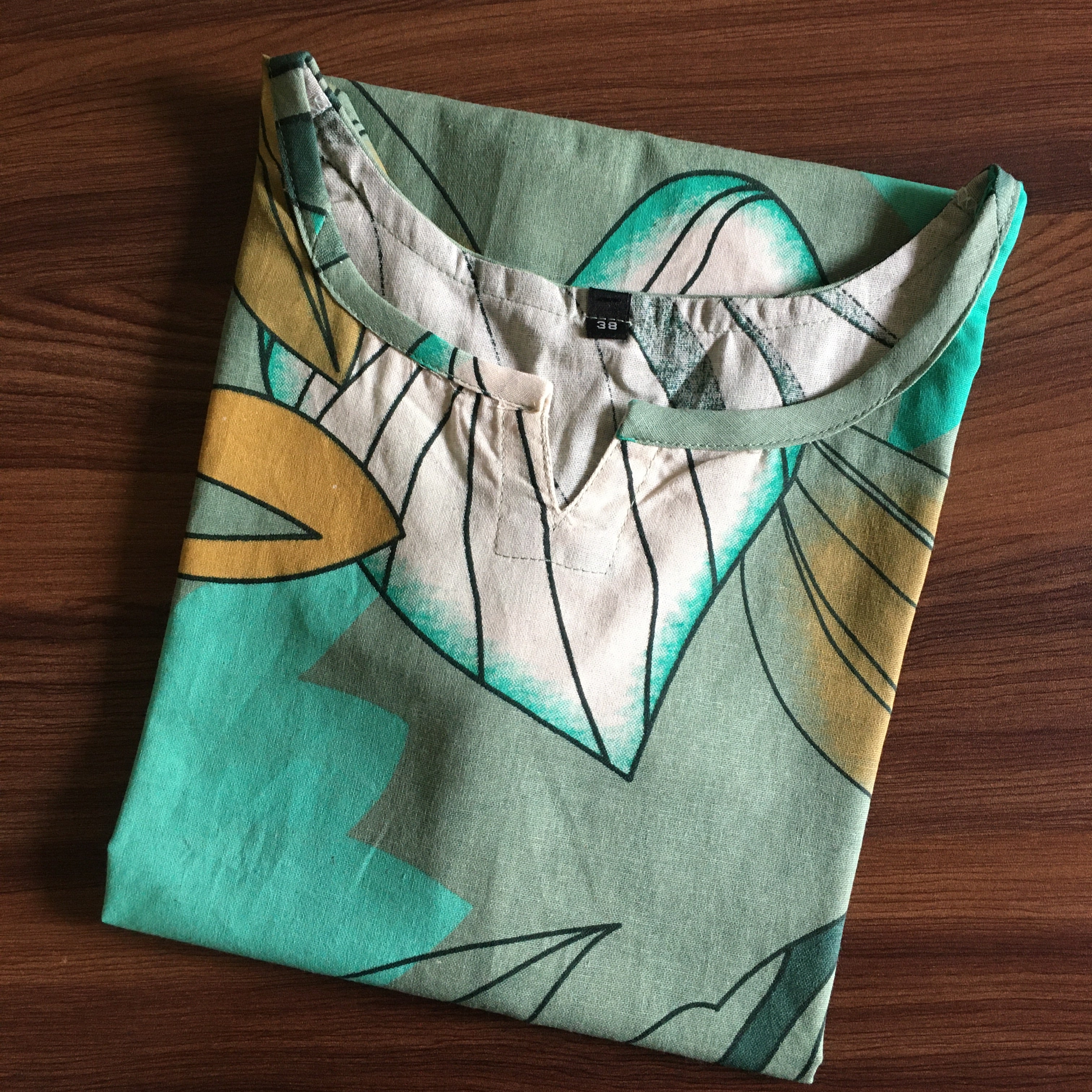 Lotus Leaf - Sea Green - Cord Set - Pure Cotton - Image 7