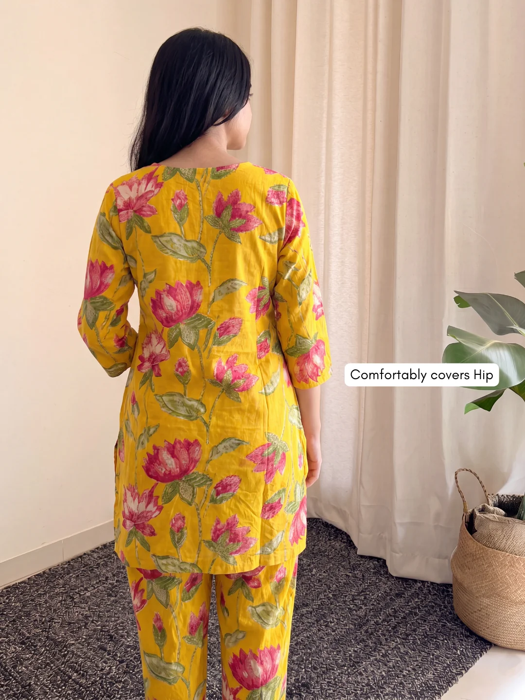 Lotus Yellow - Cord Set - Pure Cotton - Image 3