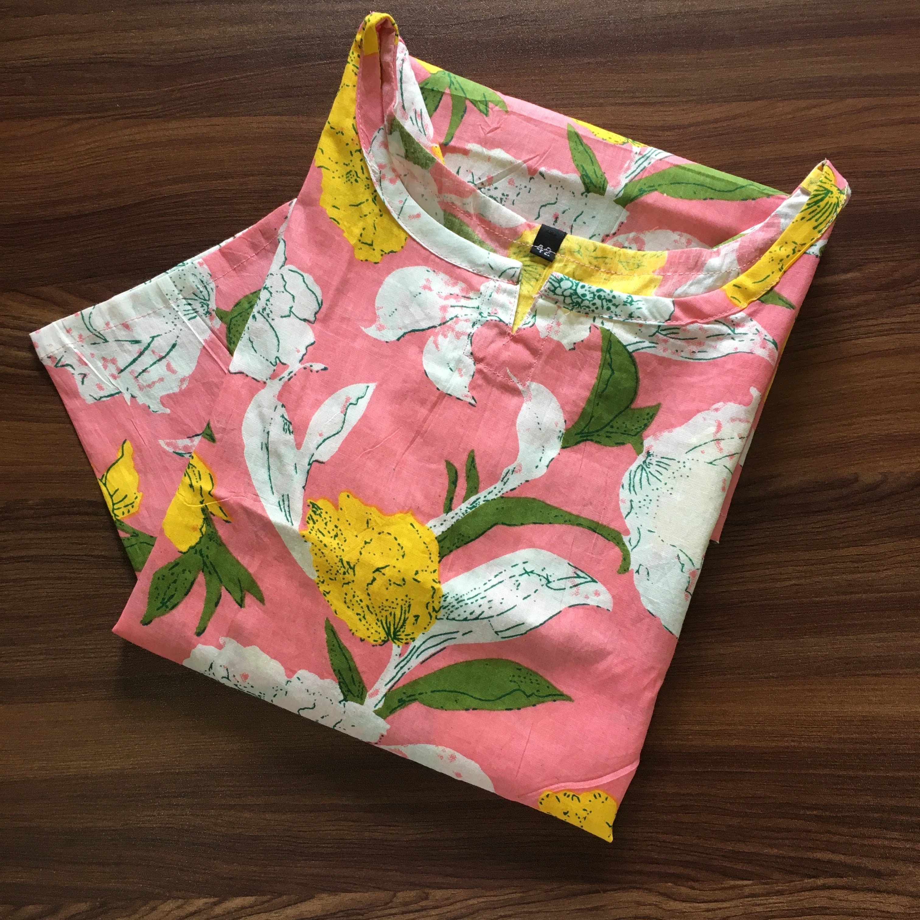 Mix Flower - Baby Pink - Cord Set - Pure Cotton - Image 3