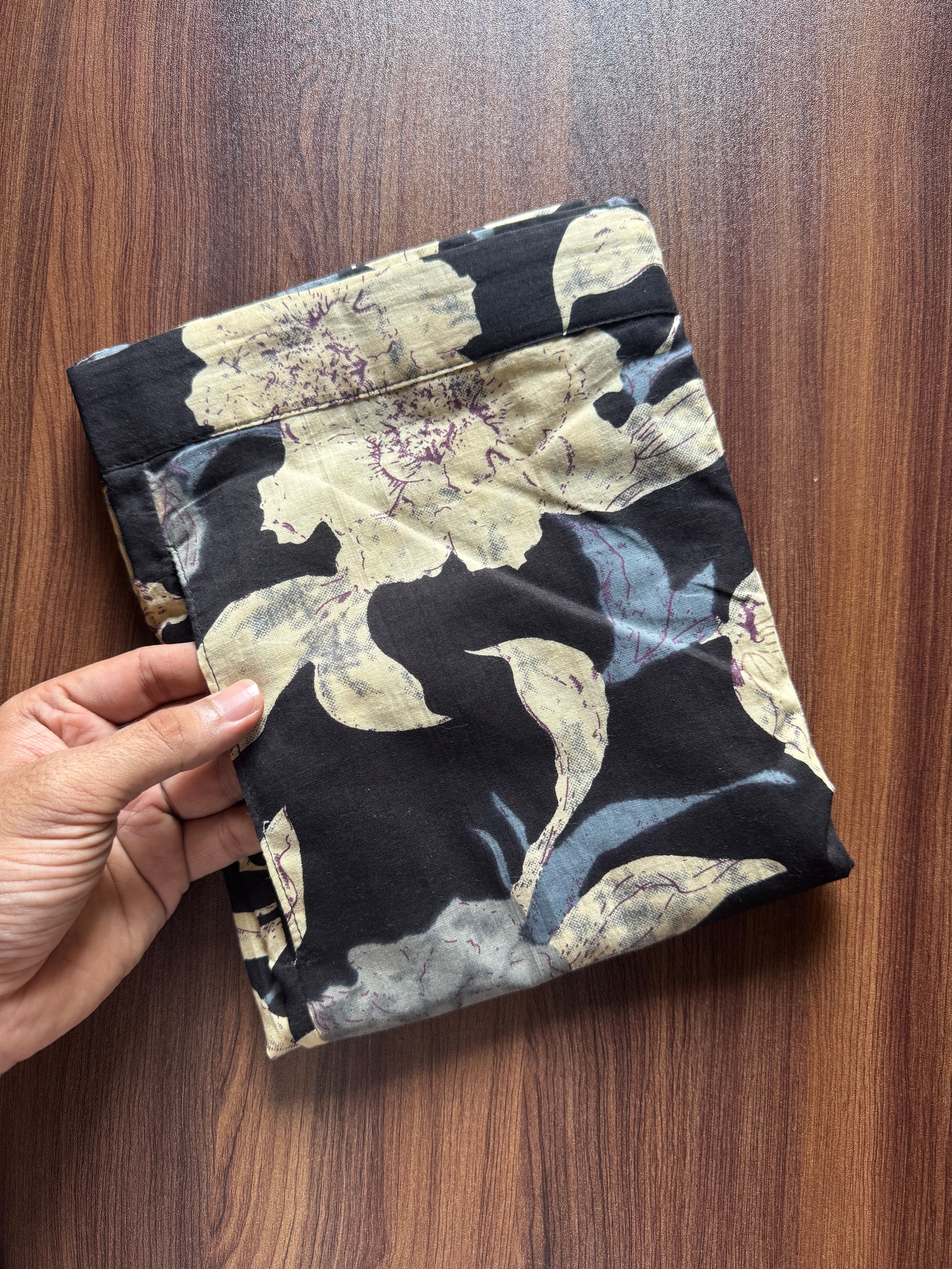 Mix Flower Black- Cord Set - Pure Cotton - Image 3