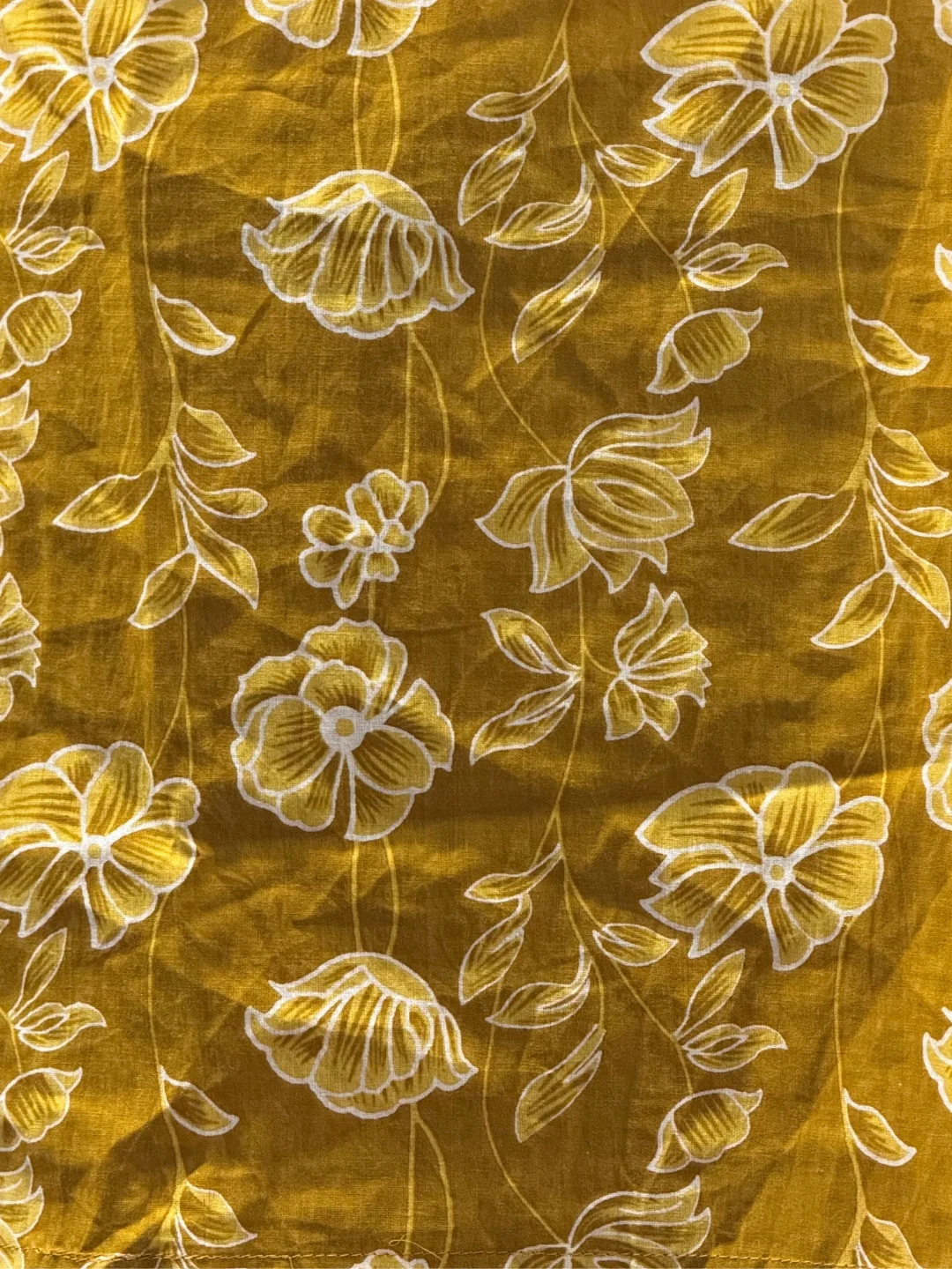 Multi Flower Yellow - Cord Set - Pure Cotton - Image 6