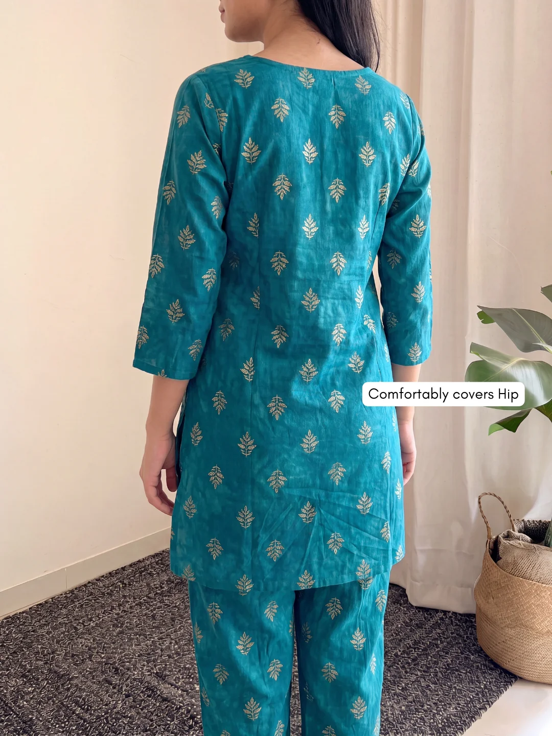 Mystic Sea Green - Cord Set - Pure Cotton - Image 4
