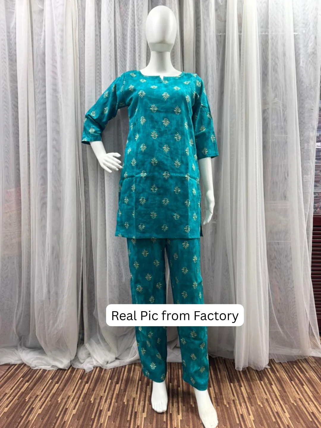 Mystic Sea Green - Cord Set - Pure Cotton - Image 5
