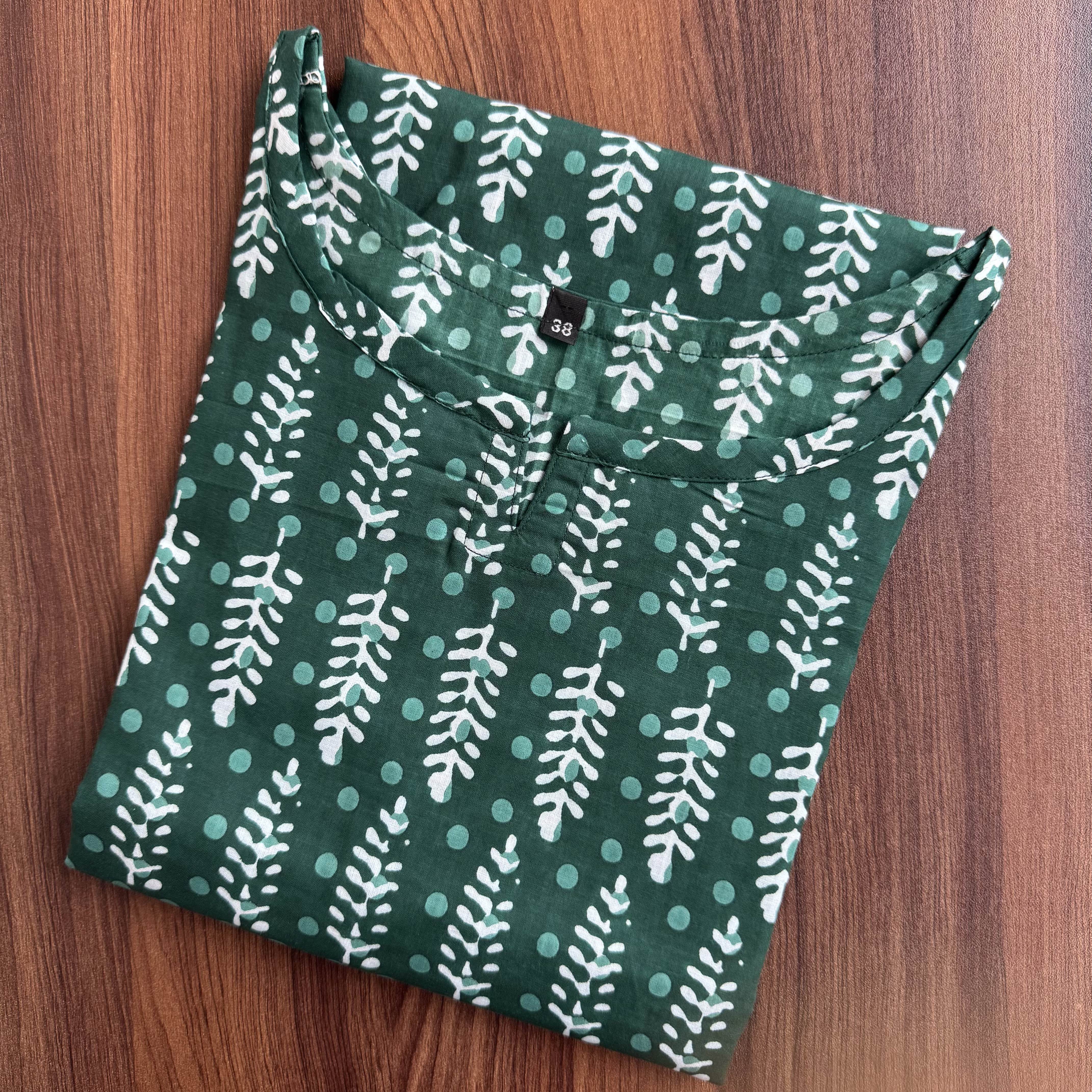 Pine Trees - Green- Cord Set - Pure Cotton - Image 6