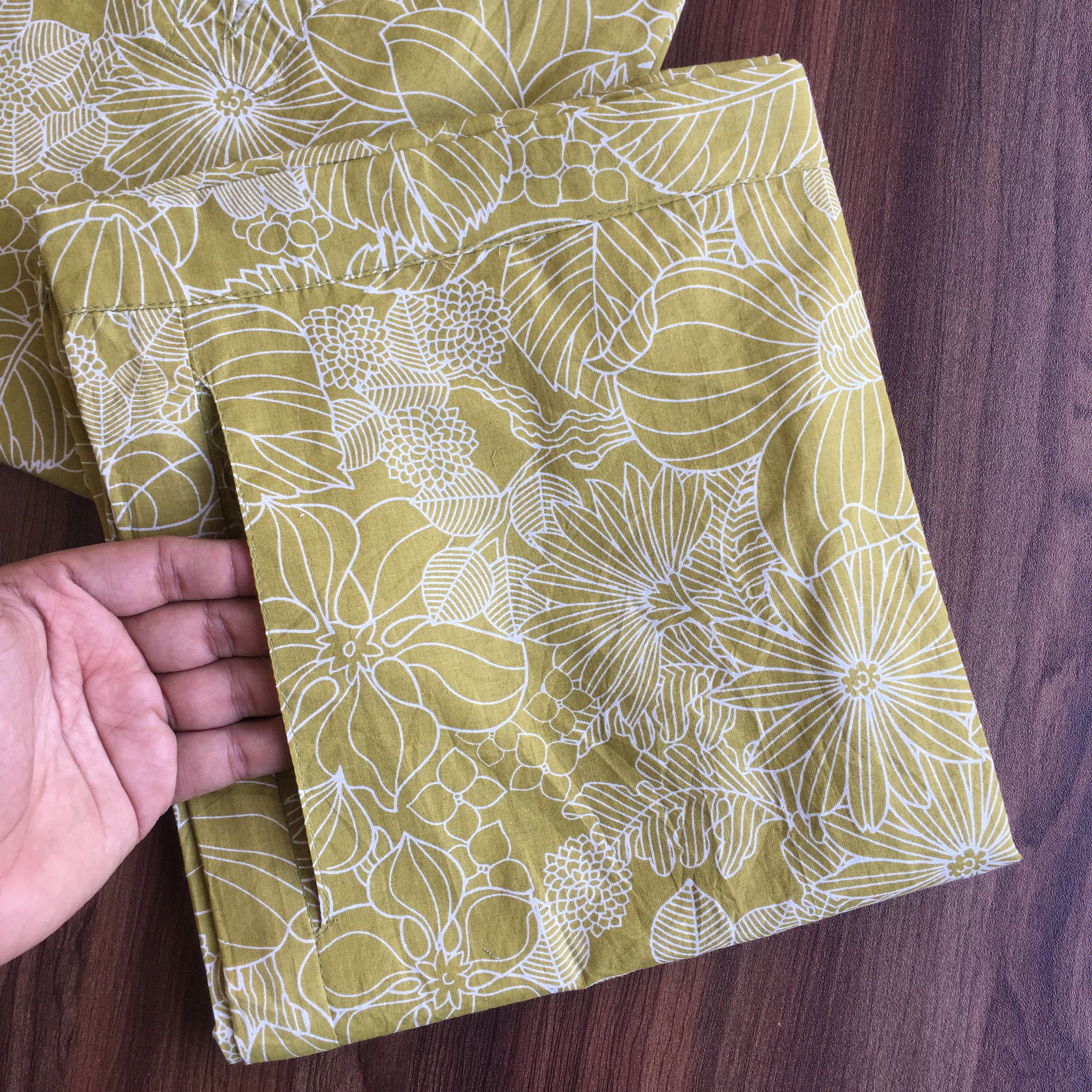 Sketch Print - Pista Garden - Cord Set - Pure Cotton - Image 4