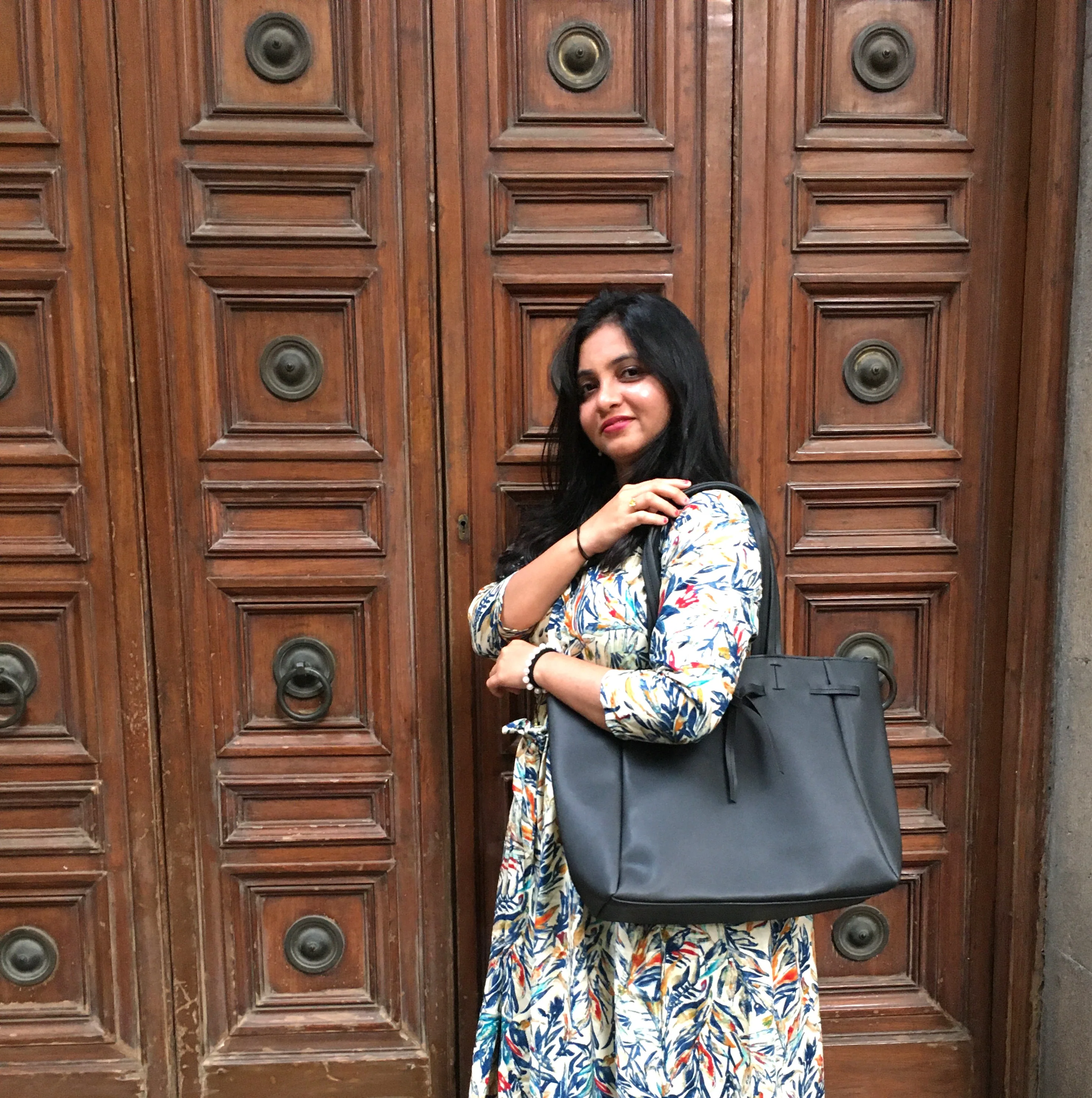 The Paris Tote - Plain - Black - Image 2